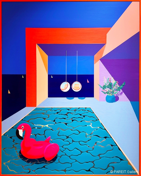 DERECQUE Isabelle - Poolside lovers